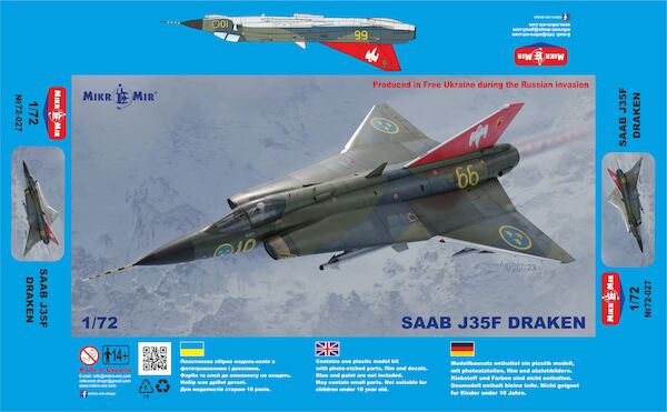 Saab J35F Draken  MM72-027