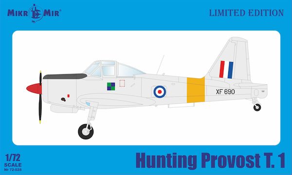 Hunting Provost T1 (limited edition) variant 1 (3x RAF, 1x Civil) MM72-028-1