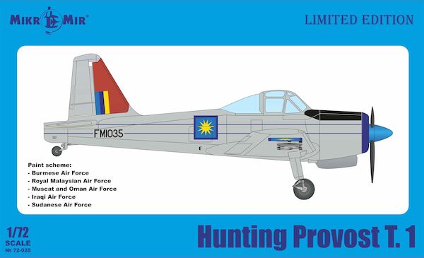 Hunting Provost T52 (limited edition) variant 3 (Oman, Malaysia, Birma, Iraq, Sudan)  MM72-028-3