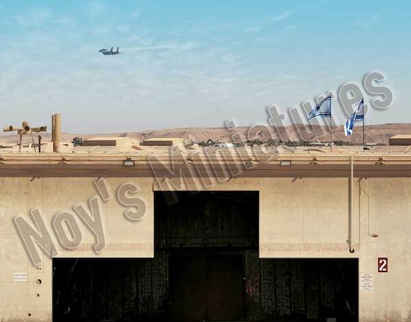 Airbase Tarmac sheet IDF/AF Hardened Aircraft Shelter set 144039