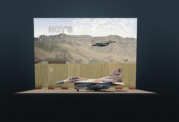 Airbase Tarmac sheet IDF/AF Airbase set V1 with concrete wall 480191