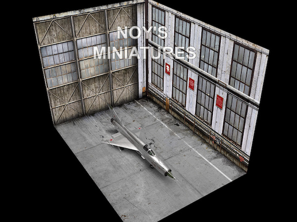 Soviet fighter hangar set 72028