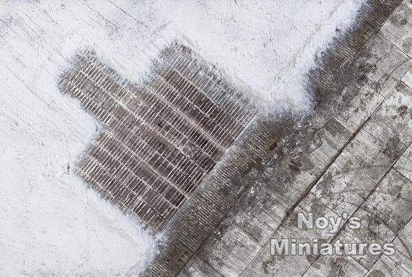 Airbase Tarmac Sheet: Winter WWII Luftwaffe Hardstand 7222