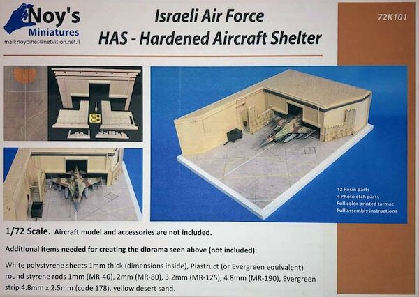 Israeli Air force HAS -Hardened Aircraft shelter set 72K101