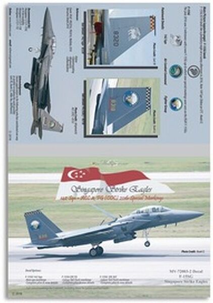 Singapore Strike Eagles (142sq + ACC & FG (COC) 2016 Special Markings  MV-72003-2