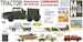 Salvage Tractor Commander - with 20t Ballast Body, # Scammell Commander, with all 80 Ballast Weights; 4 xFigures MM000-049