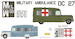 Military Ambulance Daimler DC27 MM000-103