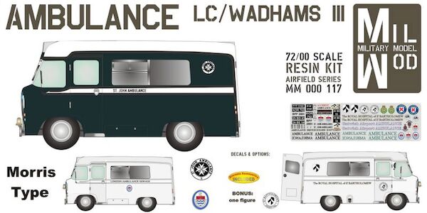 Ambulance LD/Wadhams III Morris type  MM000-117