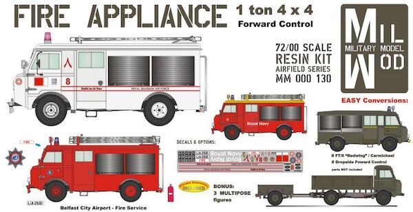 1 ton Fire Appliance Land Rover type (Royal navy, Royal bahrain AF, Belfast City Airport) MM000-130