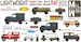 Land Rover 3, 1/4 ton 4 x 4 Hardtop/windows & Trailer RAF with Figures, and Load MM000-196