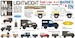 Land Rover 3, 1/4 ton 4 x 4 Hardtop/windows & Trailer (Royal Navy, Marines) with Figures, and Load MM000-197
