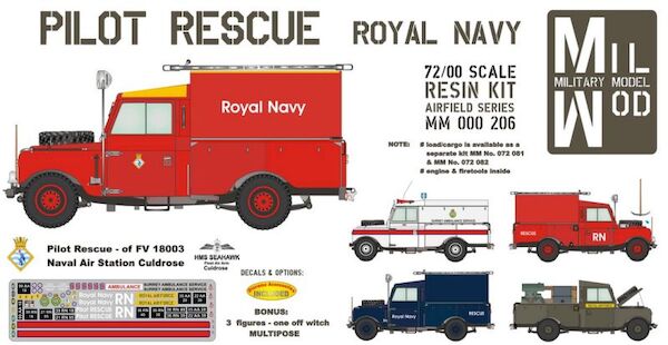 Land Rover Srs 1 107 inch, Pilot rescue (Royal Navy, RAF) MM000-206