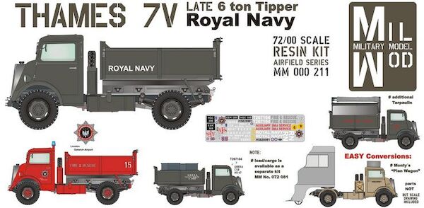 Thames 7V Late 6 ton Tipper (Royal Navy) MM000-211