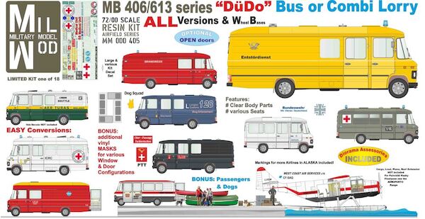 Mercedes Benz MB406/613 Bus or lorry MM000-405