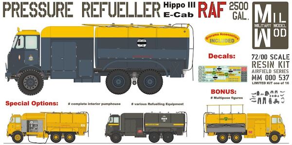 Hippo E-cab 2500gal pressure refueller (RAF) MM000-537