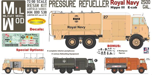 Hippo E-cab 2500gal pressure refueller (Royal Navy) MM000-538