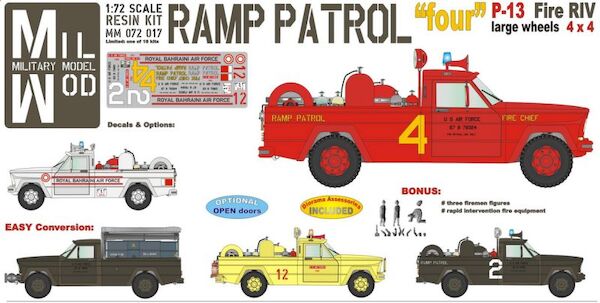 Jeep Gladiator Ramp Patrol "four" - early Fire RIV 4x4  MM072-017