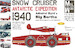 Byrd´s  Antarctic Snow Cruiser 1940  - with load and Arctic figures & animals (SMALL RESTOCK) MM072-019