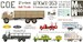 C.O.E. 2,5 ton AFKWX 353, Load & M36 Gun Mount, 15 ft wooden body & VIMP drawing MM072-033