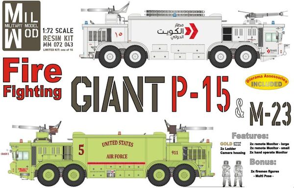 Oshkosh P15 & M-23 Fire Fighting giant (Dover and March AFB, Kuwait Intl Airport)  MM072-043