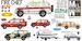 Mitsubishi Pajero 4 x 4 SUV Fire Chief command car -   with various roof Flashlights MM072-053