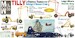 TILLY Salvage & Rescue Tournacrane - Large Wheels, Rims, three Mechanics & Equipment (BACK IN STOCK) MM072-061