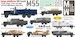 International Harvester M55 large Platform Truck, 5 ton, 6x6 MM072-120