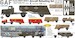 Luftwaffe-Faun F66-36 + Trailer F2 + F2A + 2 x Dolly (Aircraft Refulling Set 3) MM072-136