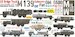 International Harvester M139 or Fiat OM 6600 European Bridge Truck with Load: 24 large Wheels & rims MM072-143
