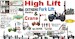 High Lift Manitou w. Roll Cage & 10ft LD-Container a lot of Fork Lift Equipment, Mechanic Figures MM072-166