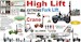 High Lift Manitou w. Roll Cage & 10ft LD-Container a lot of Fork Lift Equipment, Mechanic Figures MM072-166