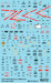 McDonnell Douglas F4 Phantom (US Navy/USMC Hi Viz Data Stencils)  MILSPEC32-002A