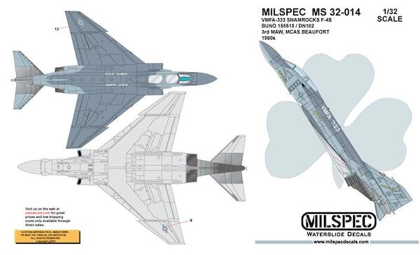 F4S Phantom (VFMA33 'Shamrocks")  MILSPEC32-014