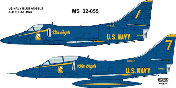 A4F/TA4J Skyhawk (Blue Angels 19782 season)  MILSPEC32-055