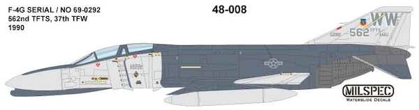 F4G Phantom (652TFTS 1990) MILSPEC48-008