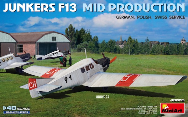 Junkers F13. Mid Production (German, Polish, Swiss Service)  48005