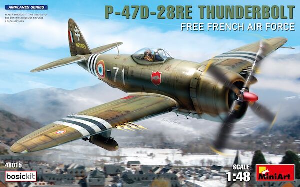 Republic P47D-28RE Thunderbolt "Free French AF" - Basic Kit- 48015