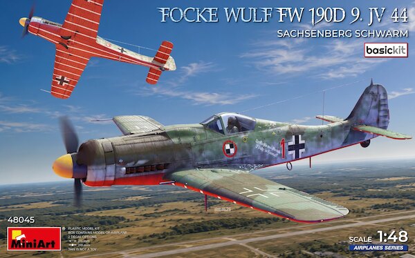 Focke-Wulf Fw 190D-9. JV 44 "Sachsenberg Schwarm” . Basic Kit 48045