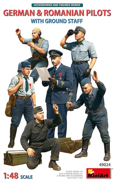German & Romanian Pilots w/Ground Staff 49024