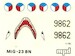 MiG23 Flogger Sharkmouth (Czech AF)