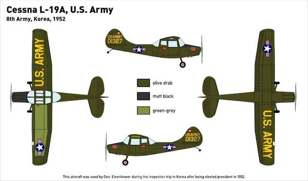 Cessna L19A Bird dog (US Army Korea) MINI303