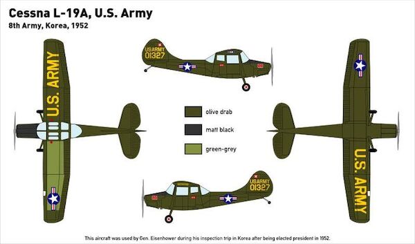 Cessna L19A Bird dog (US Army Korea)  MINI303