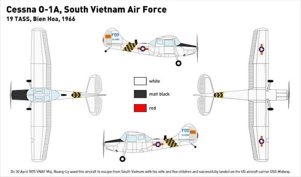 Cessna O1A Bird dog (South Vietnamese AF) MINI305