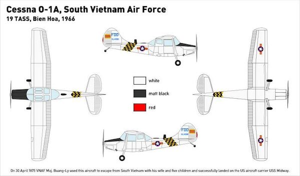 Cessna O1A Bird dog (South Vietnamese AF)  MINI305