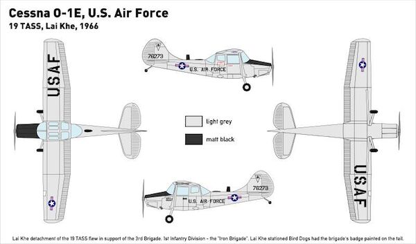 Cessna O1E Bird dog (USAF Vietnam War  MINI307