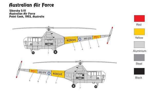 Sikorsky S51 (RAAF) MINI338