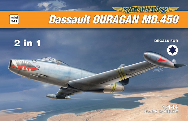 Dassault MD.450 OURAGAN (2 kits)  MINI341