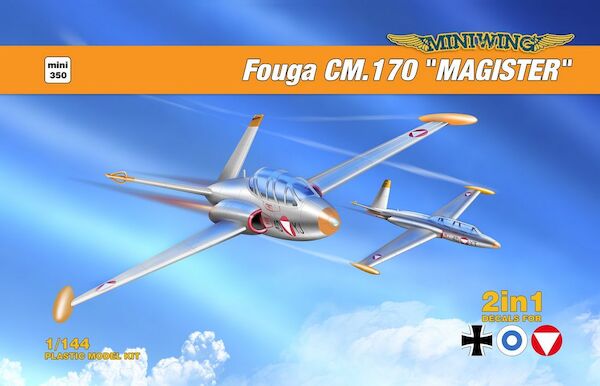 Fouga CM.170 Magister (2 in 1) Austrian Air Force, Finnish Air Force, German Air Force MINI350