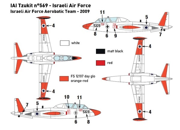Fouga CM170 Magister (Israeli AF) MINI352