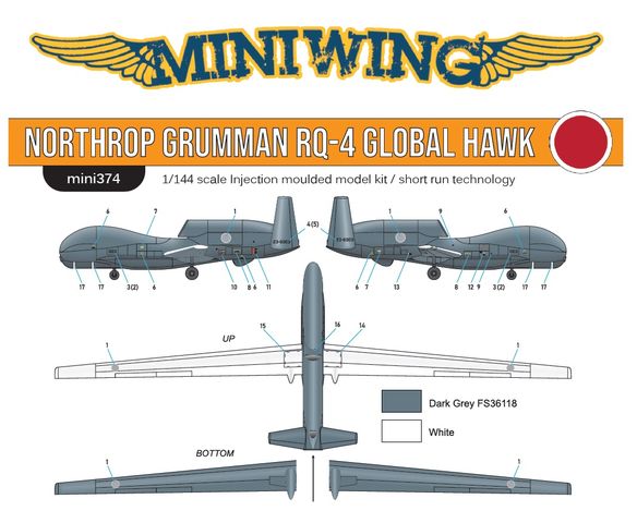 Northrop Grumman RQ-4B Global Hawk (JASDF) MINI374